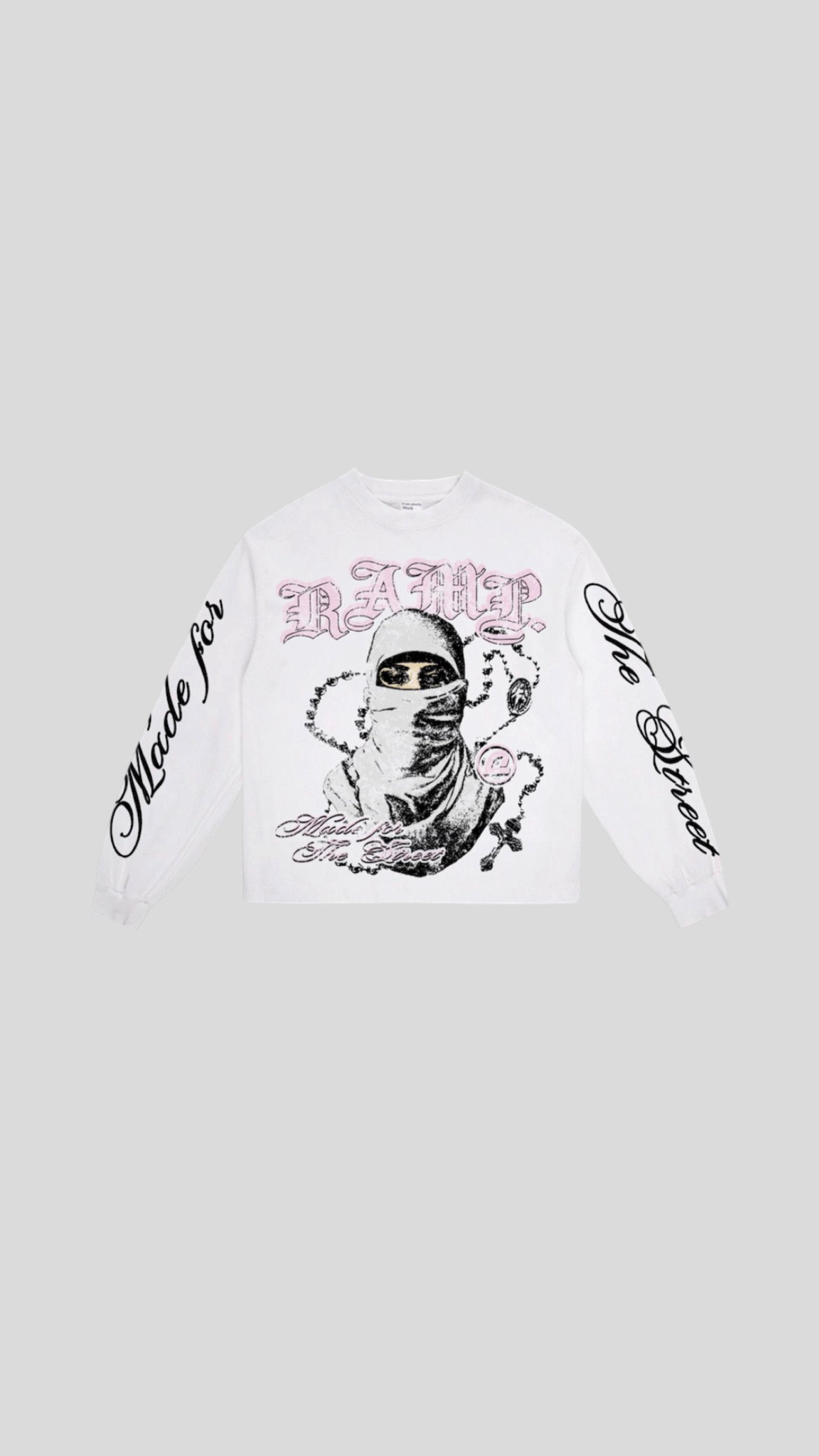 LONG SLEEVE WHITE (STREET & PROCESS DROP)